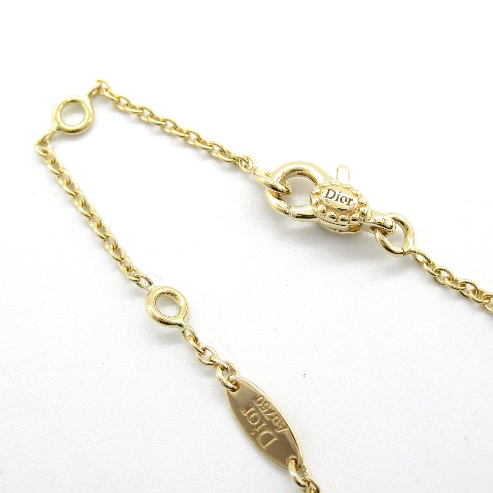 Dior Dior Rose Thevan Mother Of Pearl Necklace Diamond K18 (Yellow Gold) Clear White Size ONE SIZE - 5 Thumbnail