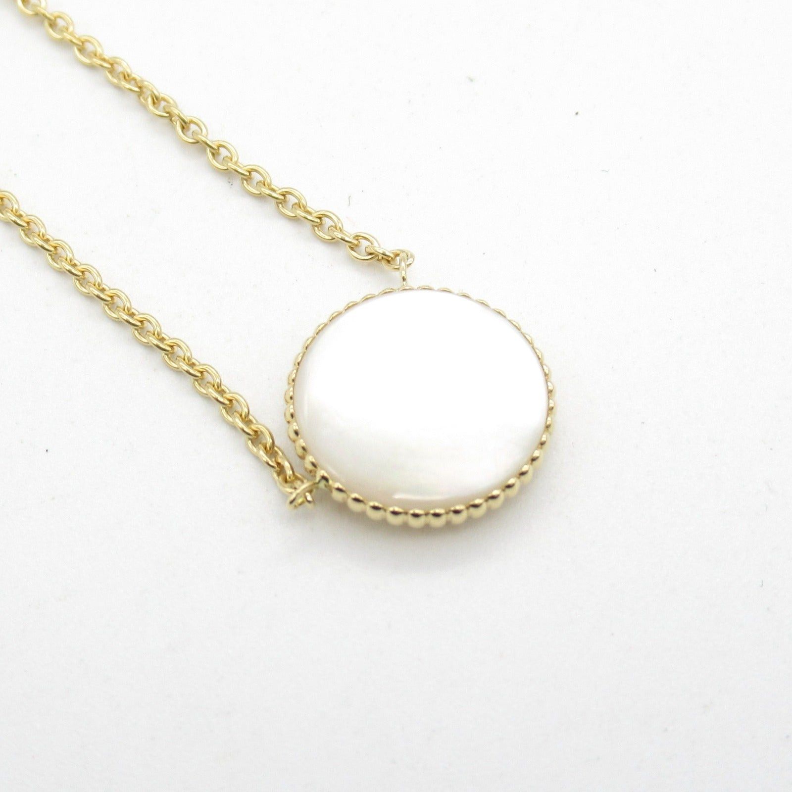 Dior Dior Rose Thevan Mother Of Pearl Necklace Diamond K18 (Yellow Gold) Clear White Size ONE SIZE - 6 Thumbnail