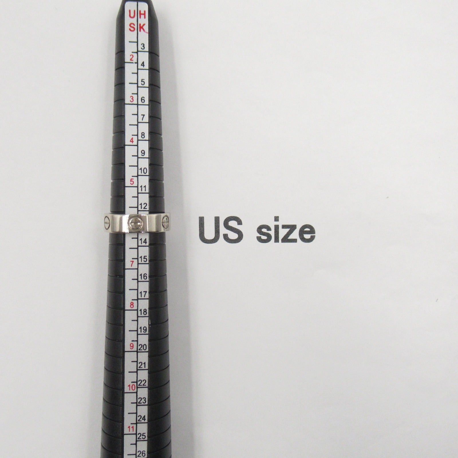 Cartier Cartier Love Ring K18Wg (White Gold) Silver Size ONE SIZE - 6 Thumbnail