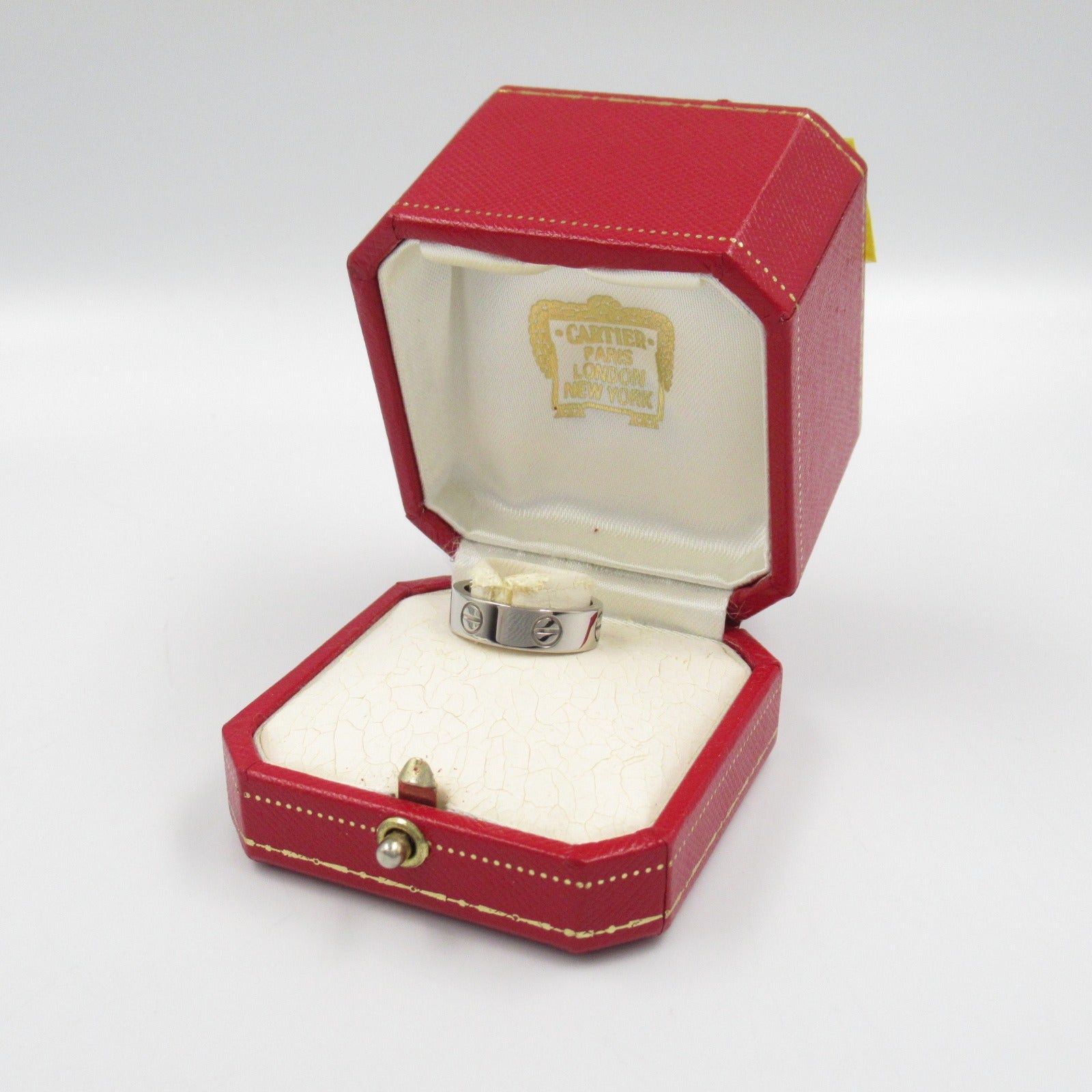 Cartier Cartier Love Ring K18Wg (White Gold) Silver Size ONE SIZE - 7 Thumbnail