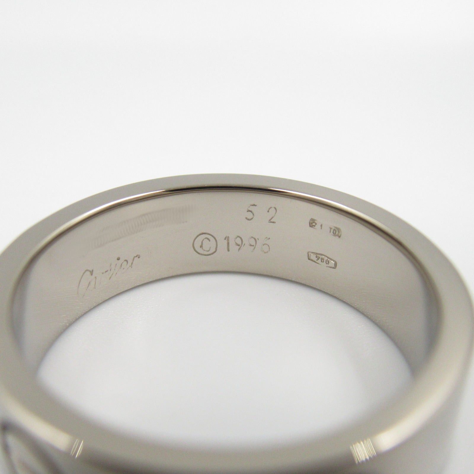 Cartier Cartier Love Ring K18Wg (White Gold) Silver Size ONE SIZE - 4 Thumbnail