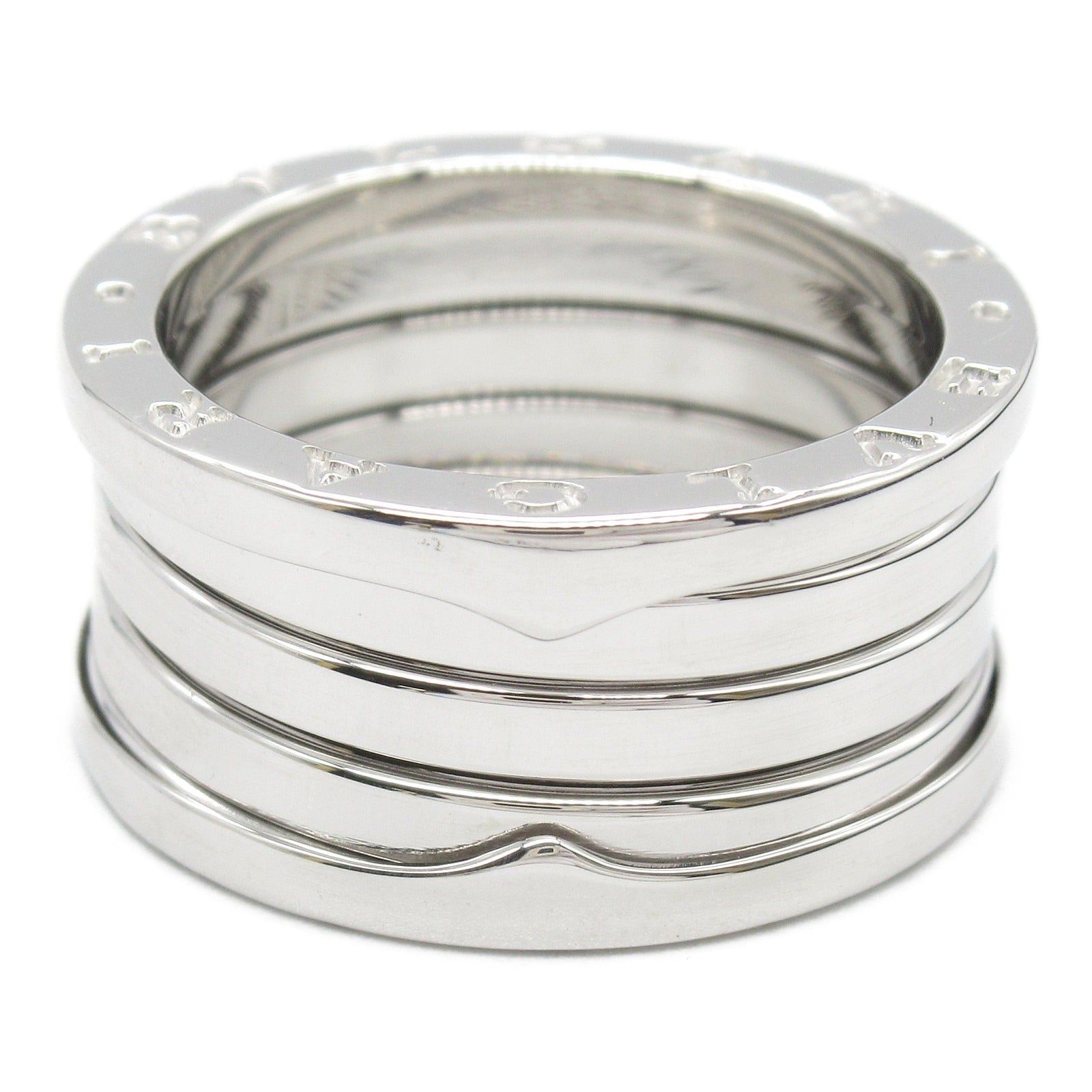 Bvlgari Bvlgari B Zero One Ring 3Belt K18Wg (White Gold) Silver Size ONE SIZE - 2 Thumbnail