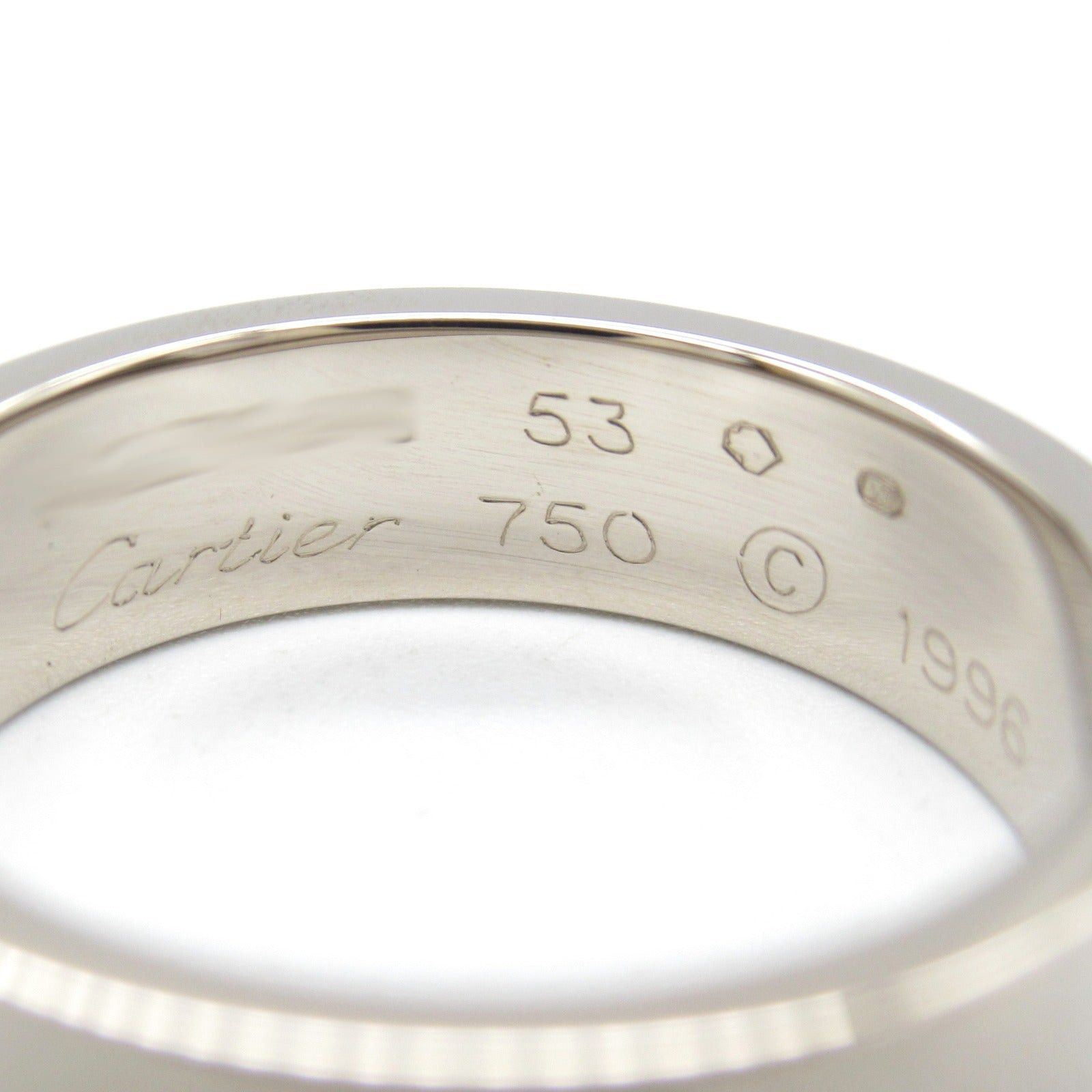 Cartier Cartier Love Ring K18Wg (White Gold) Silver Size ONE SIZE - 4 Thumbnail