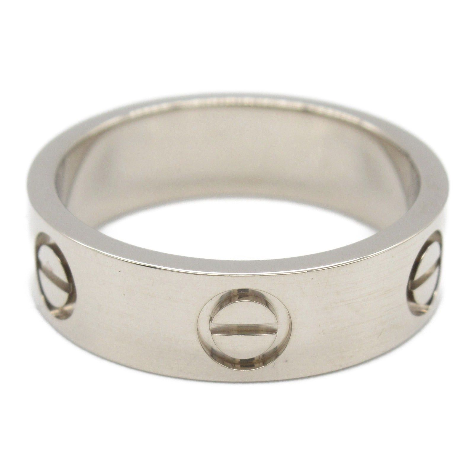 Cartier Cartier Love Ring K18Wg (White Gold) Silver Size ONE SIZE - 2 Thumbnail