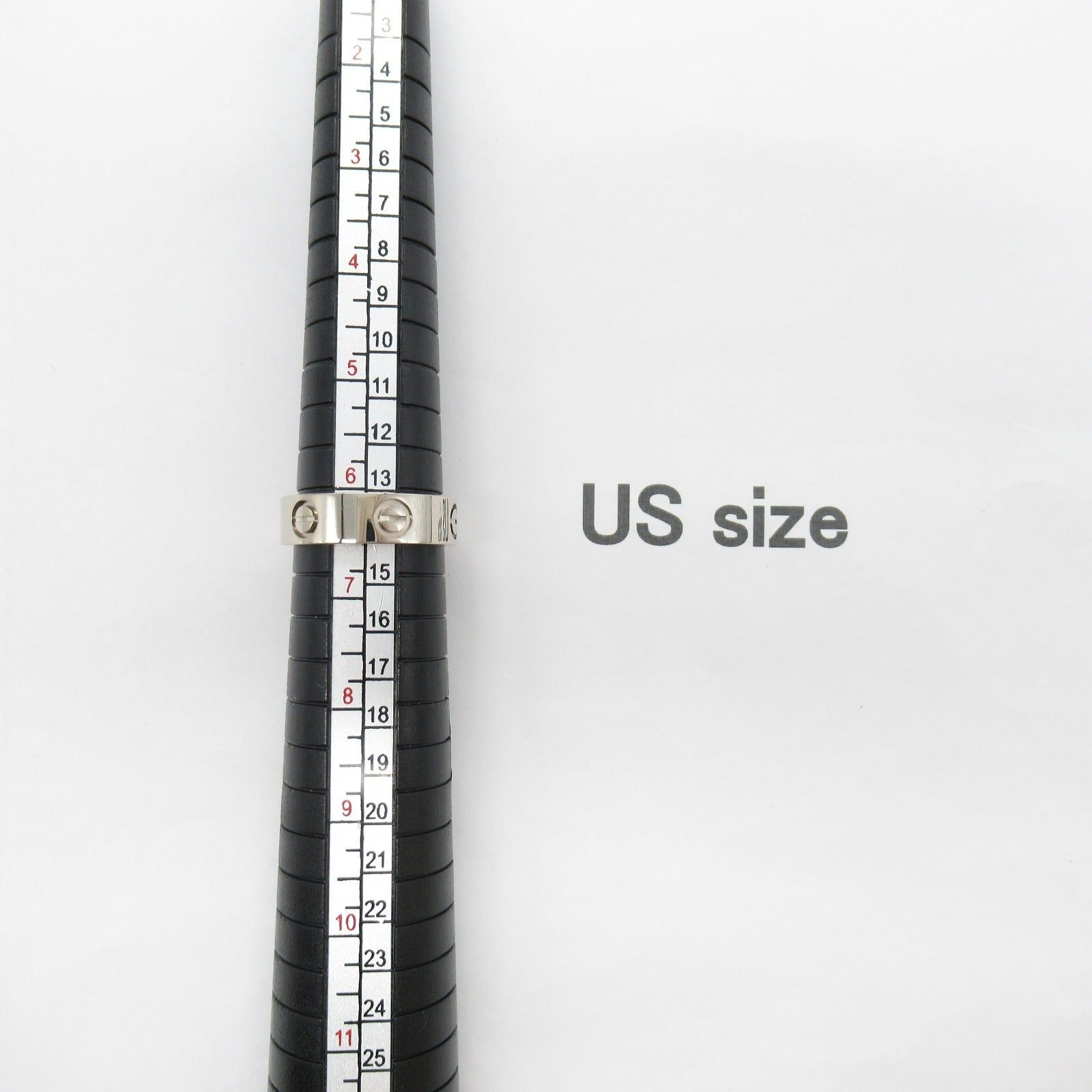 Cartier Cartier Love Ring K18Wg (White Gold) Silver Size ONE SIZE - 6 Thumbnail