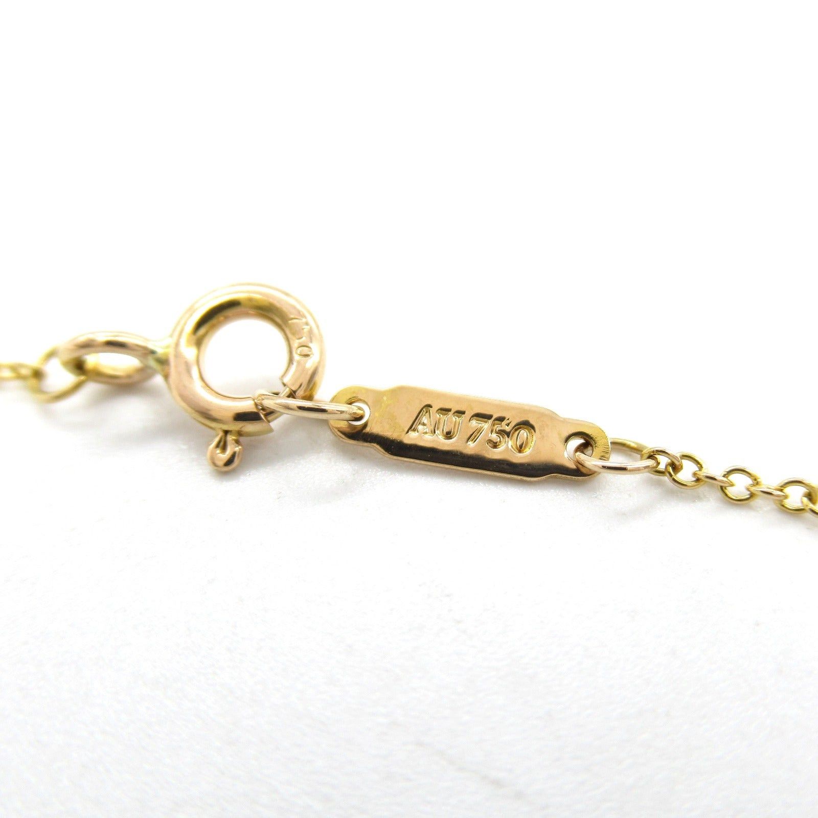 Tiffany & Co. Tiffany Co Sentimental Heart Necklace 3Pd K18Pg (Pink Gold) Diamond Clear Size ONE SIZE - 5 Thumbnail