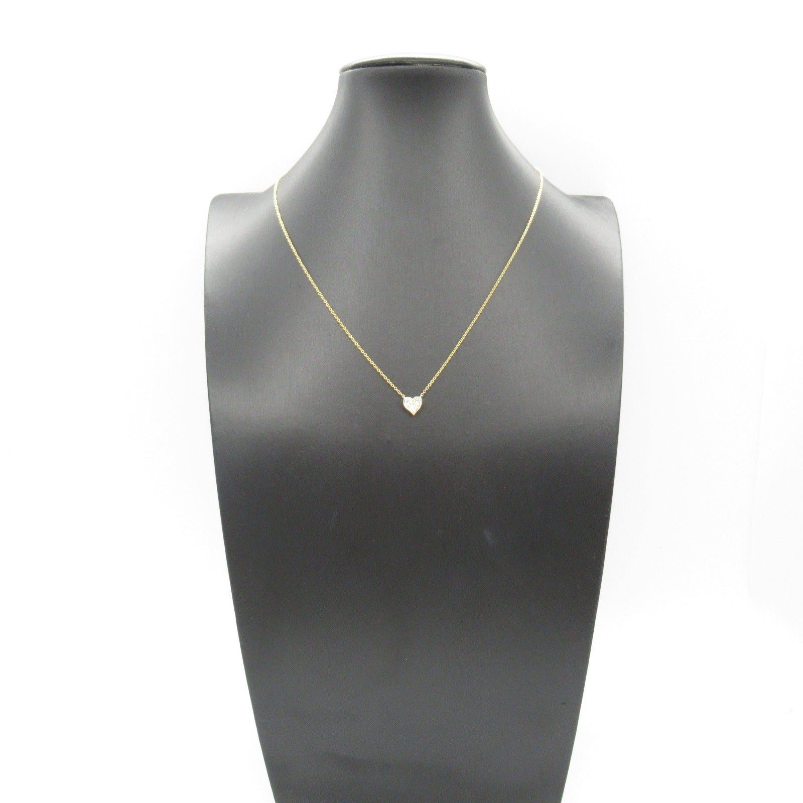 Tiffany & Co. Tiffany Co Sentimental Heart Necklace 3Pd K18Pg (Pink Gold) Diamond Clear Size ONE SIZE - 7 Thumbnail
