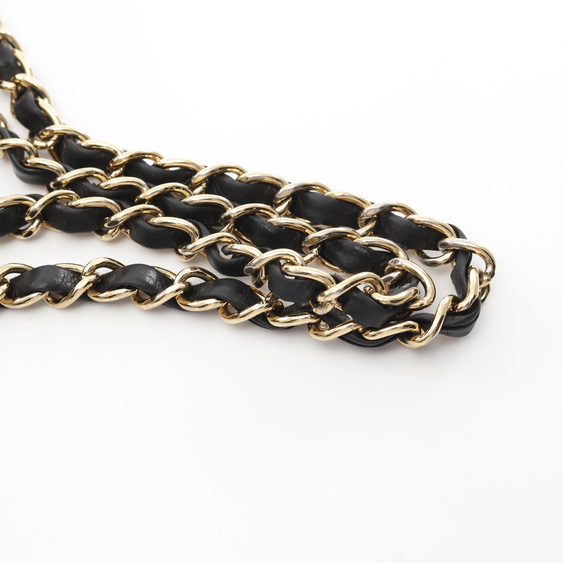 Chanel Chanel Chain Me Matelasse Handbag Tote Bag Lambskin Black Gold Hardware Size ONE SIZE - 9 Thumbnail