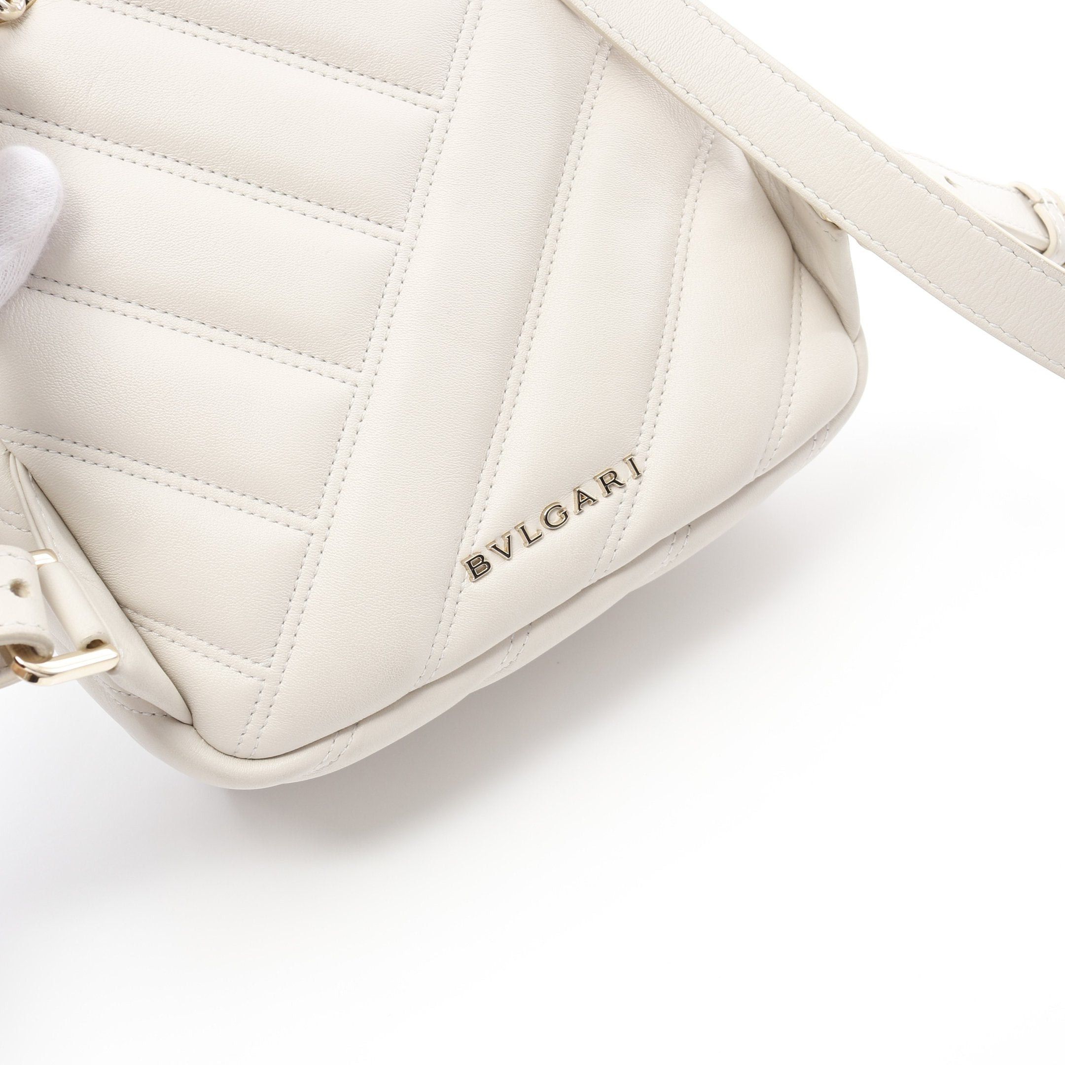 Bvlgari Bvlgari Serpenti Backpack Rucksack Leather Off White Size ONE SIZE - 5 Thumbnail