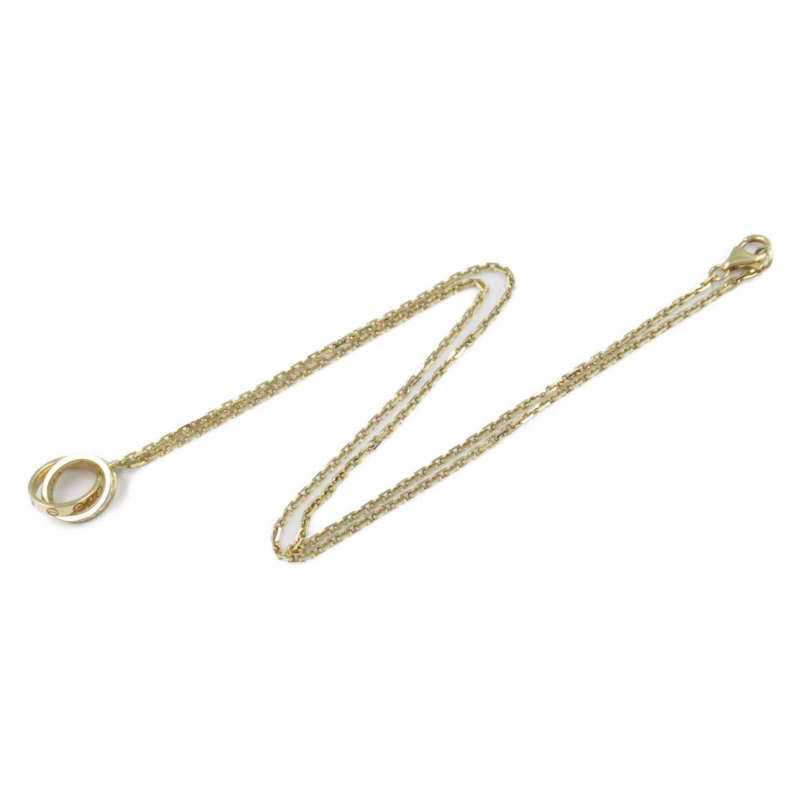 Cartier Cartier Baby Love Diamond Necklace K18 (Yellow Gold) Clear Size ONE SIZE - 3 Thumbnail