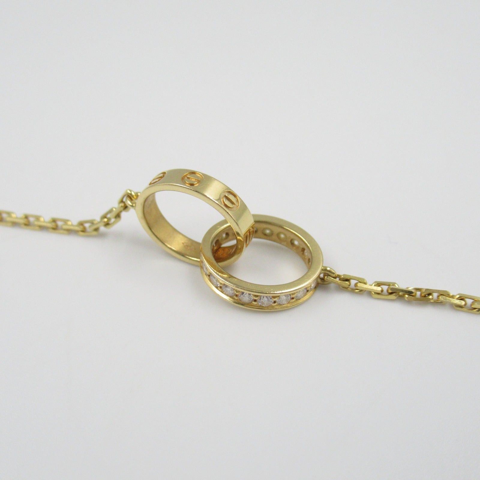 Cartier Cartier Baby Love Diamond Necklace K18 (Yellow Gold) Clear Size ONE SIZE - 7 Thumbnail