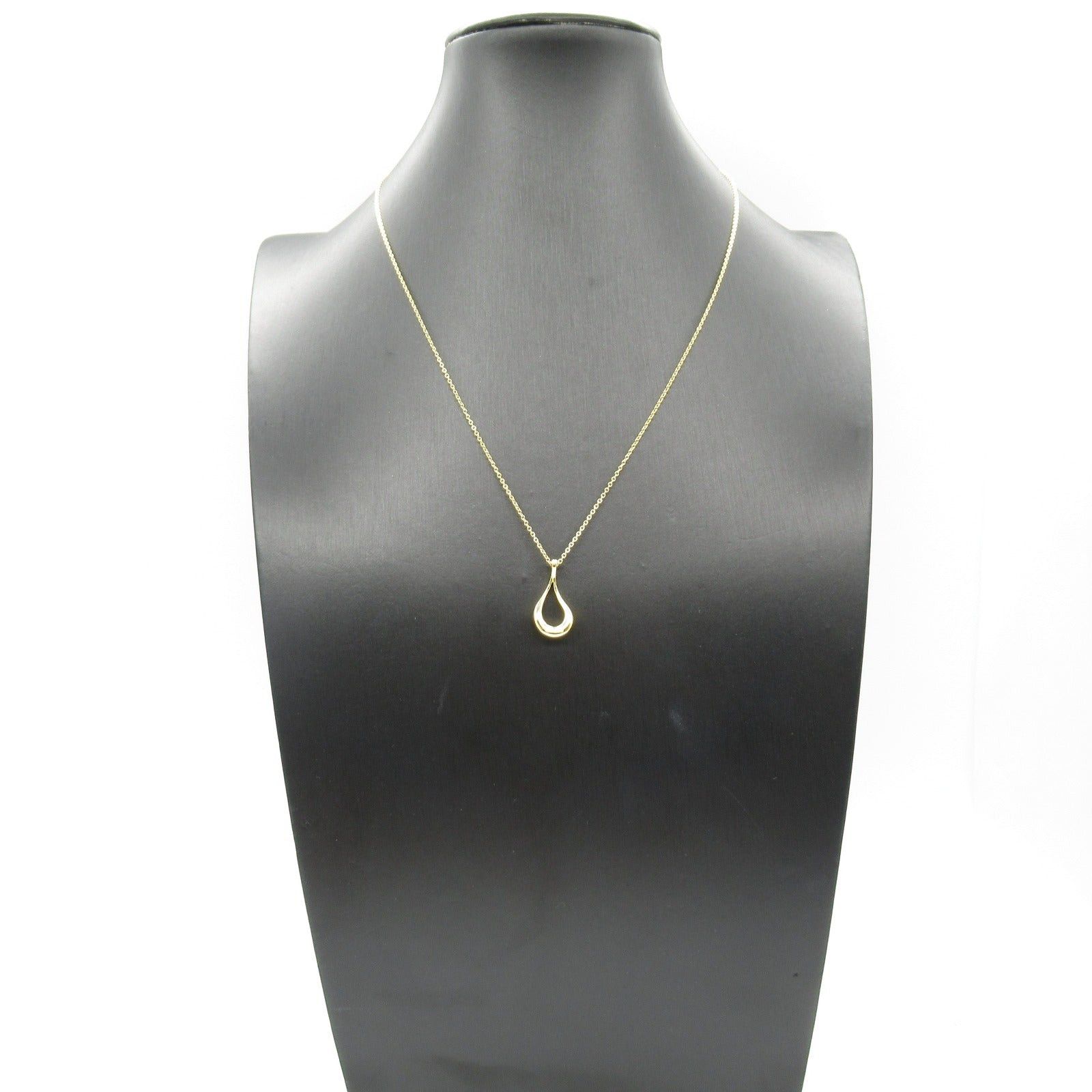 Tiffany & Co. Tiffany Co Open Teardrop Necklace K18 (Yellow Gold) Gold Size ONE SIZE - 6 Thumbnail