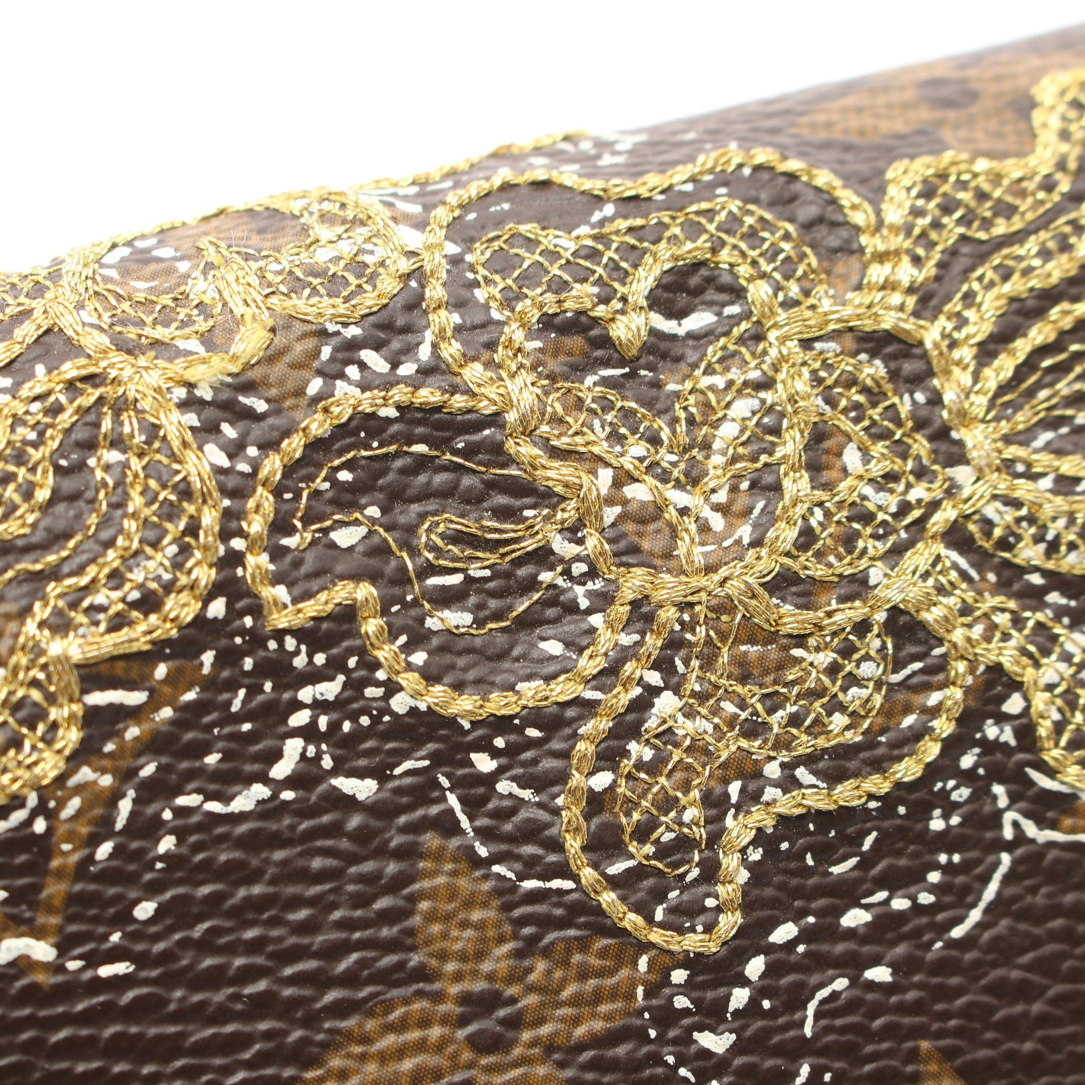 Louis Vuitton Louis Vuitton Portefeuil Sara Monogram Dantel Bi-Fold Long Wallet Brown Size ONE SIZE - 9 Thumbnail