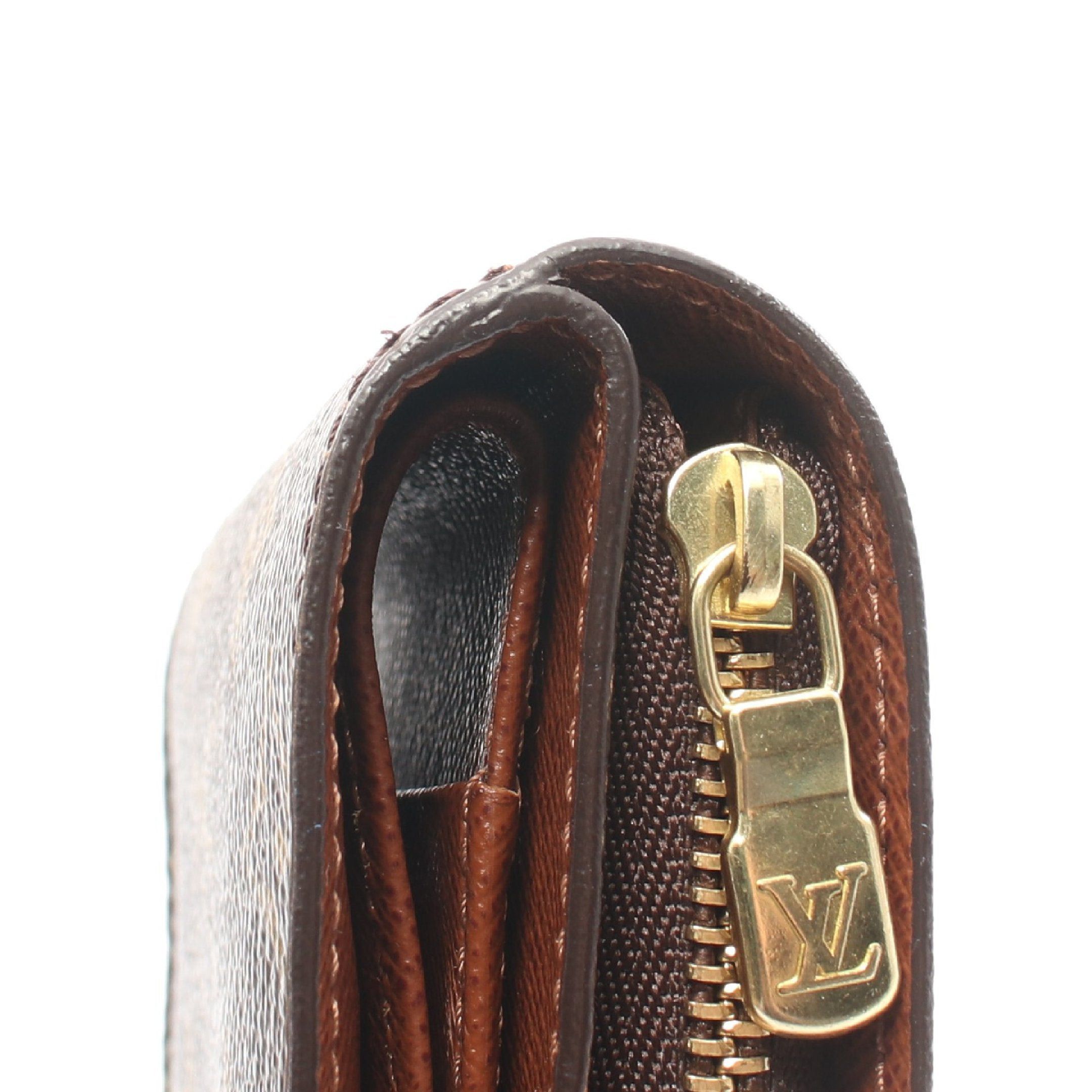 Louis Vuitton Louis Vuitton Compact Zip Monogram Bi-Fold Wallet Brown Size ONE SIZE - 8 Thumbnail