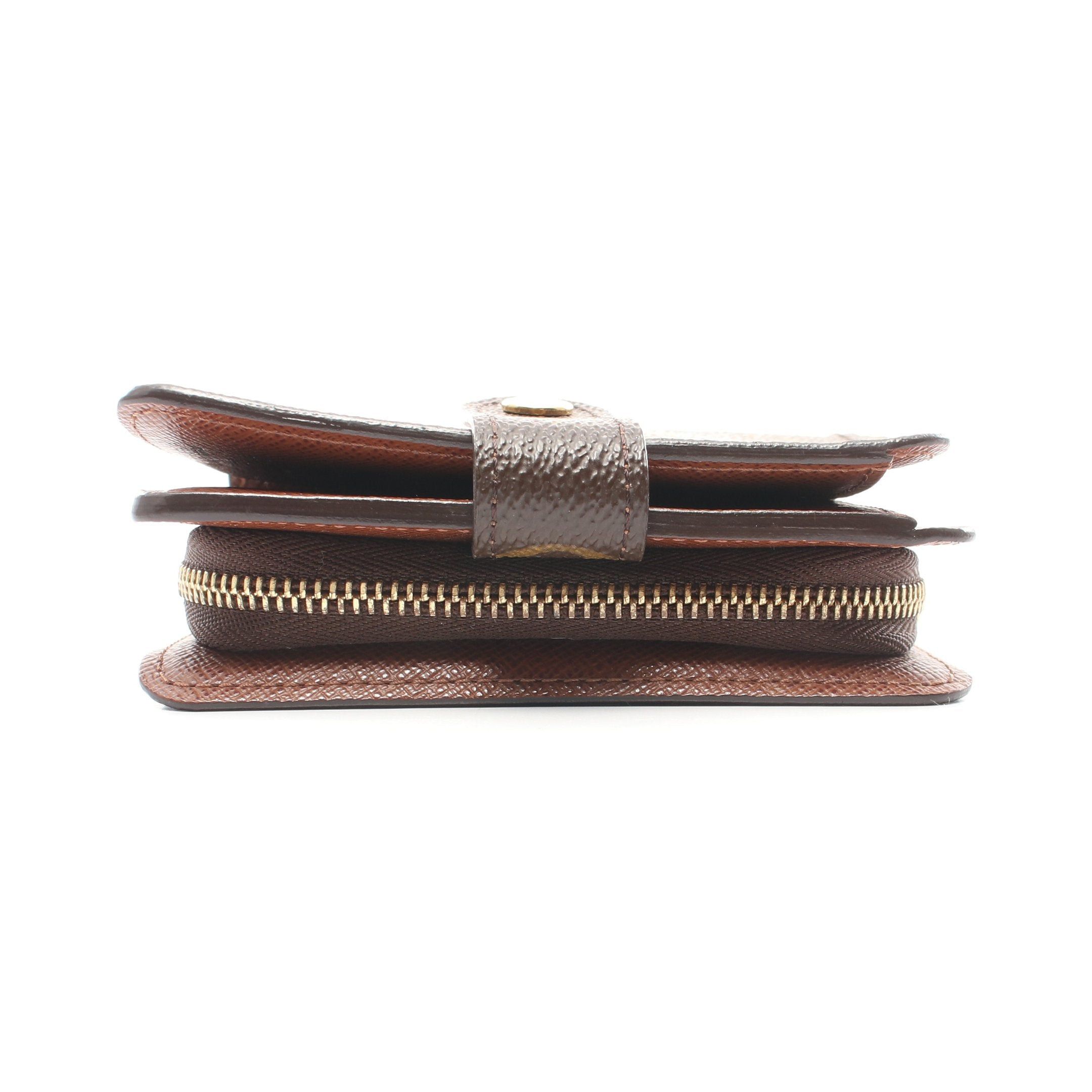 Louis Vuitton Louis Vuitton Compact Zip Monogram Bi-Fold Wallet Brown Size ONE SIZE - 7 Thumbnail
