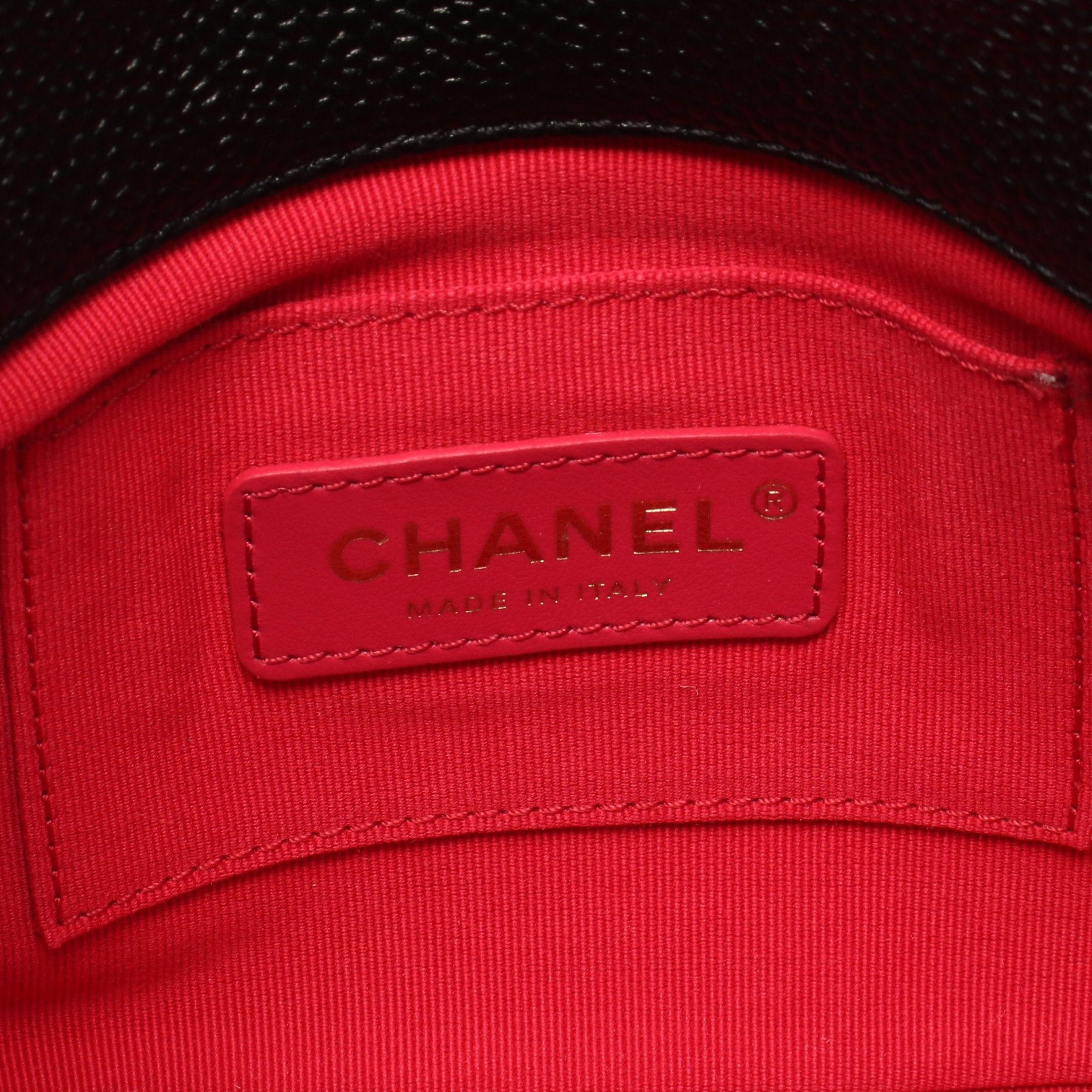 Chanel Chanel Matelasse Chain Shoulder Bag Caviar Skin Black Gold Hardware Size ONE SIZE - 4 Thumbnail