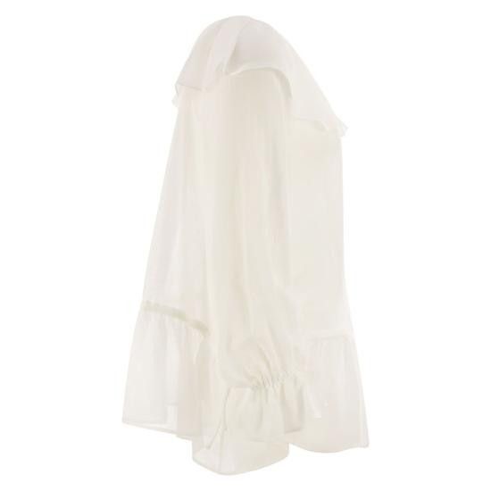 Weekend Max Mara WEEKEND MAX MARA Women Shirts 2515191013600 WHITE Size XXS / US 00 / IT 34 - 3 Thumbnail