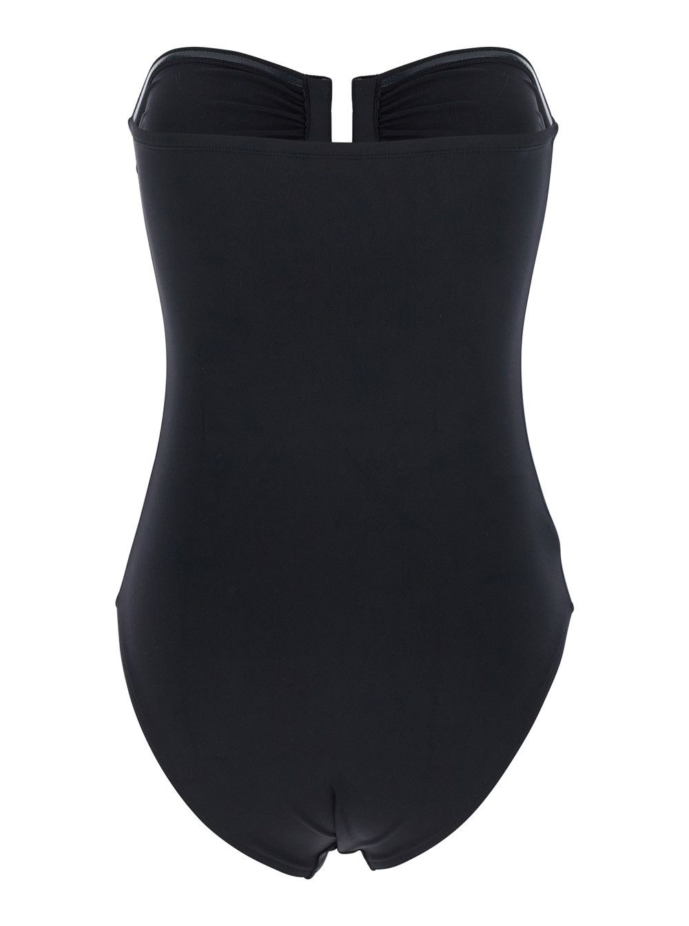 ERES 'Cassiopee' Black One-Piece Swimsuit with Back Neckline in Tech Fabric Woman Size M / US 6-8 / IT 42-44 - 2 Thumbnail