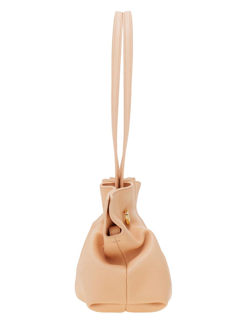Salvatore Ferragamo Pink Crossbody Bag with Chain-Link Handle and Gancini Plaque on the Front in Leather Woman Size ONE SIZE - 4 Thumbnail