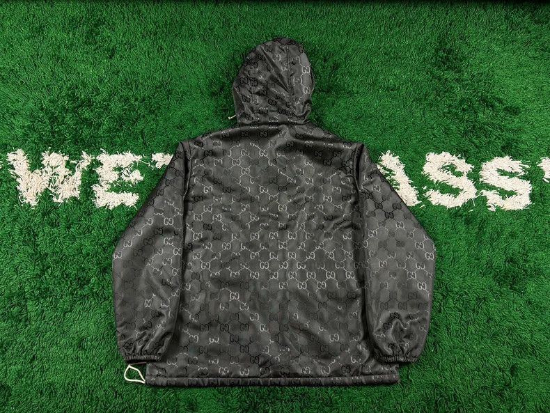Gucci Gucci Logo Cotton Jacket with Hood - dmc Size US L / EU 52-54 / 3 - 2 Thumbnail