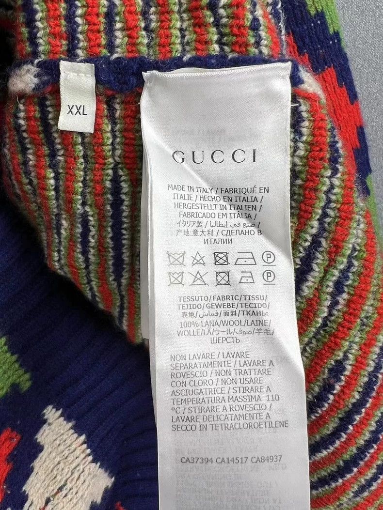 Gucci Gucci Patterned Logo Sweater with Tag - dmc Size US XXL / EU 58 / 5 - 5 Thumbnail