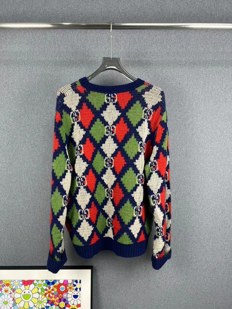 Gucci Gucci Patterned Logo Sweater with Tag - dmc Size US XXL / EU 58 / 5 - 2 Thumbnail
