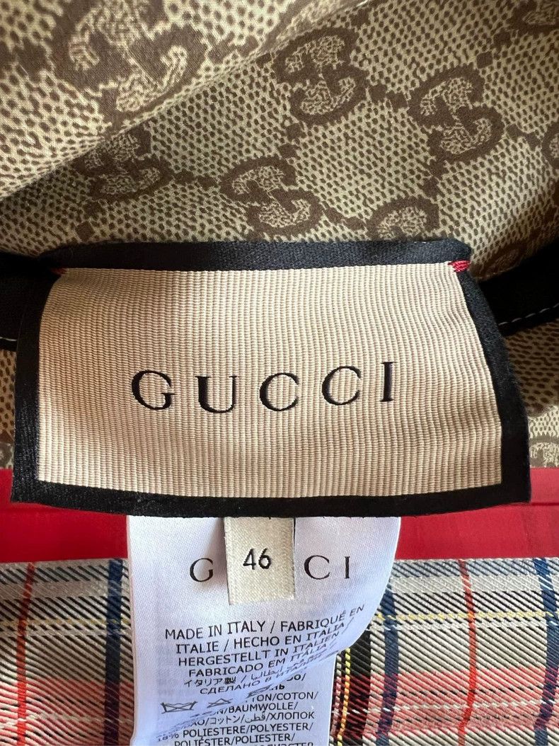 Gucci Gucci Reversible Jacket with Plaid and Logo Design - dmc Size US M / EU 48-50 / 2 - 6 Thumbnail