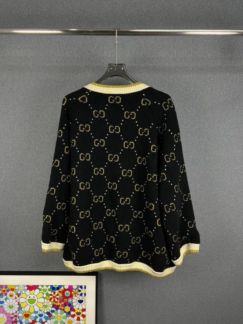 Gucci Gucci Logo Cardigan Sweater with Tags - dmc Size US L / EU 52-54 / 3 - 2 Thumbnail