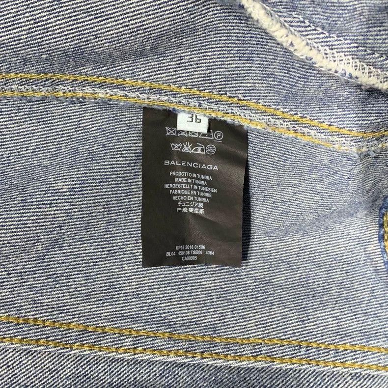 Balenciaga Blue Denim Jacket for Spring and Autumn - dmc Size US M / EU 48-50 / 2 - 8 Thumbnail