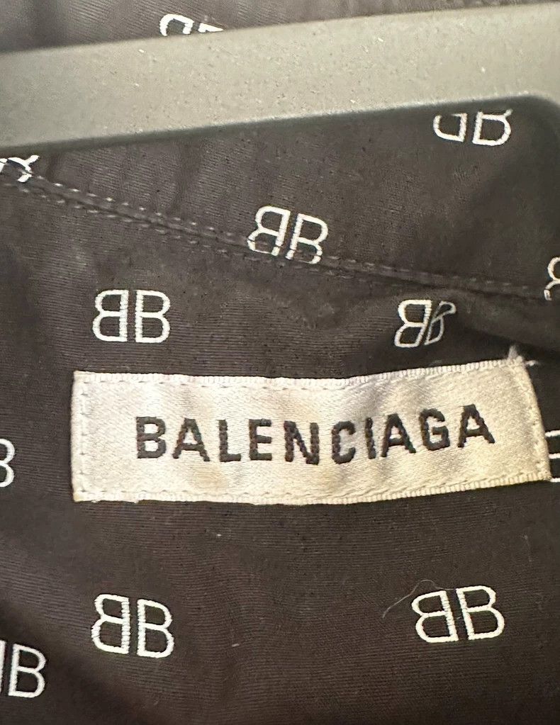 Balenciaga Balenciaga Short Sleeve Logo Shirt SS19 - dmc Size US S / EU 44-46 / 1 - 3 Thumbnail