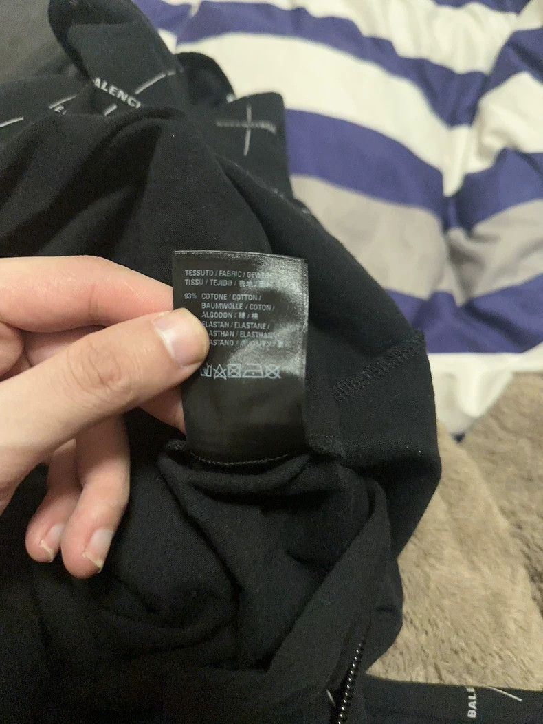 Balenciaga Balenciaga Black and White Long Sleeve Shirt - dmc Size US M / EU 48-50 / 2 - 6 Thumbnail
