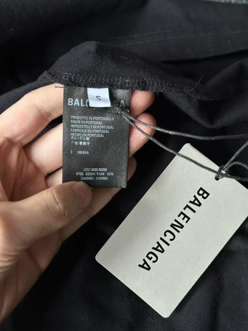 Balenciaga Balenciaga Black Letter Short Sleeve T-Shirt - dmc Size US S / EU 44-46 / 1 - 3 Thumbnail