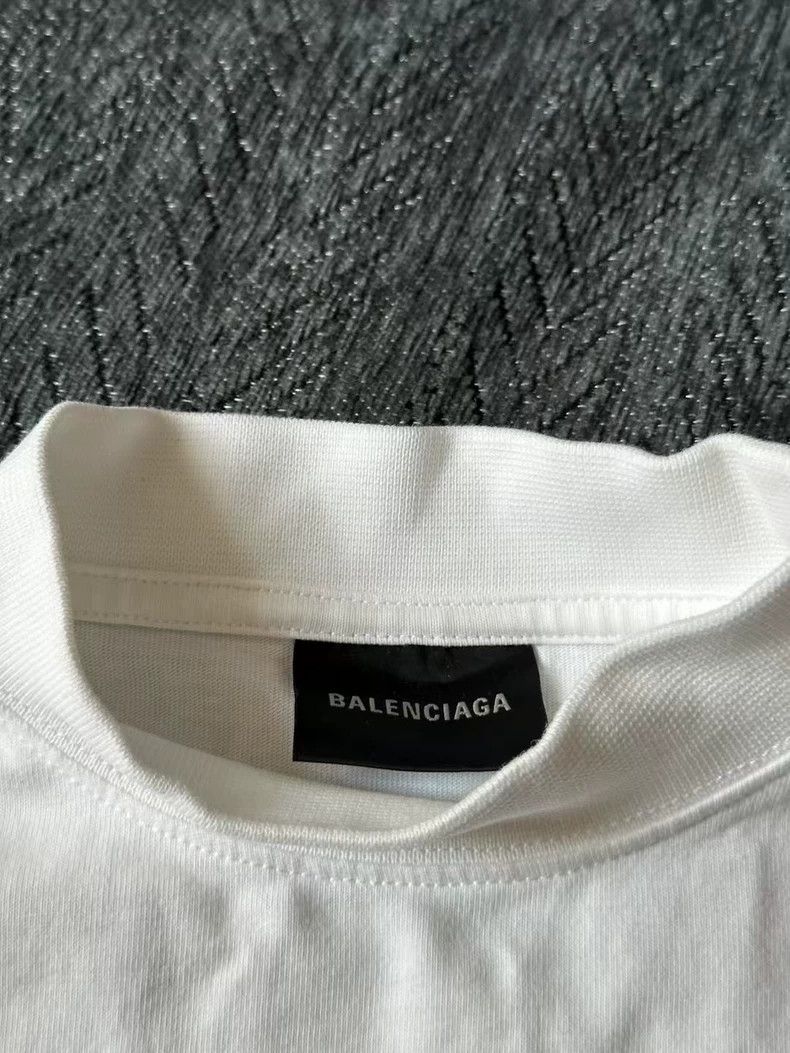 Balenciaga Balenciaga Embroidered Letter Short Sleeve Shirt - dmc Size US L / EU 52-54 / 3 - 2 Thumbnail