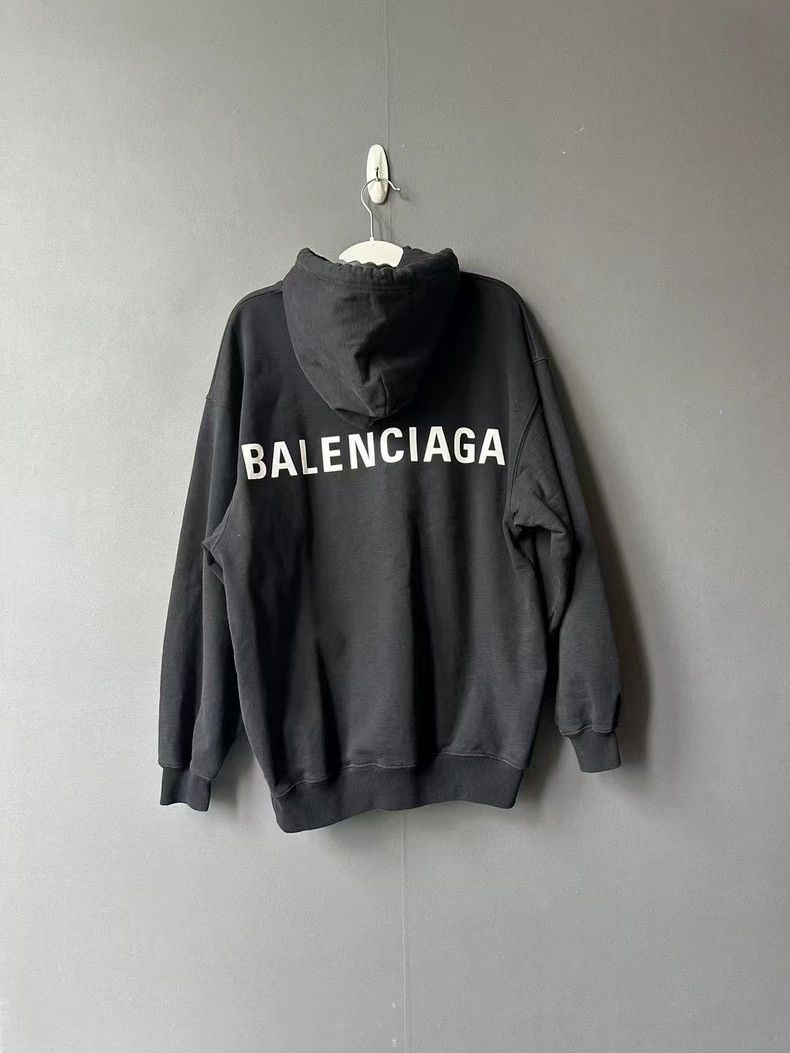 Balenciaga Balenciaga Logo Hoodie with Front Pocket - dmc Size US XS / EU 42 / 0 - 2 Thumbnail