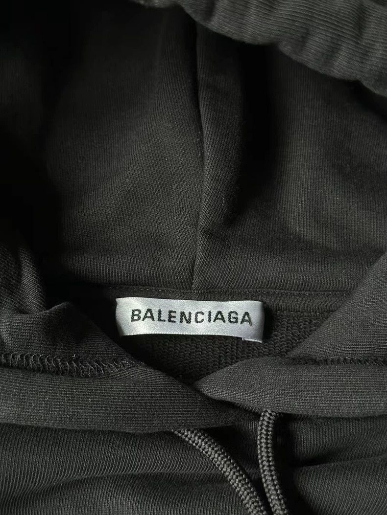 Balenciaga Balenciaga Logo Hoodie with Front Pocket - dmc Size US XS / EU 42 / 0 - 3 Thumbnail