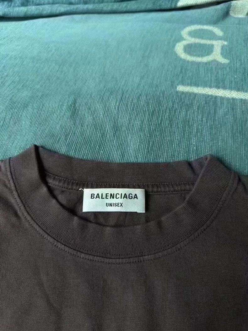 Balenciaga Balenciaga Purple Short Sleeve T-Shirt - dmc Size US S / EU 44-46 / 1 - 2 Thumbnail