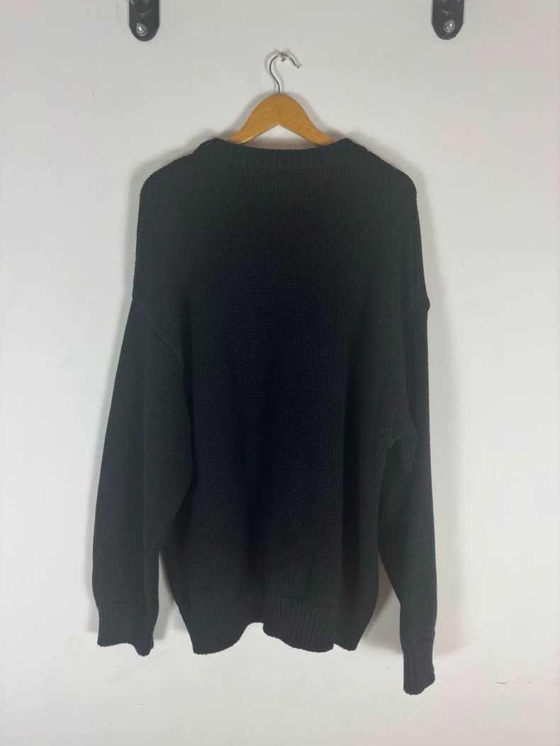 Balenciaga BALENCIAGA Black Knit Round Collar Sweater - dmc Size US M / EU 48-50 / 2 - 2 Thumbnail