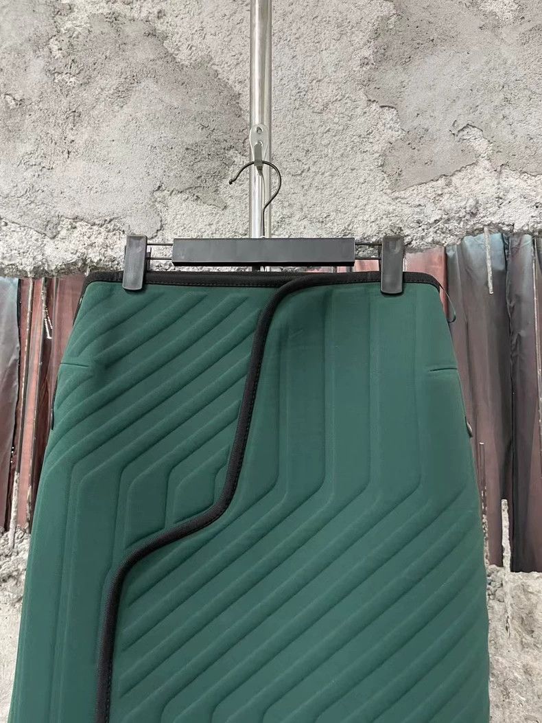 Balenciaga Irregular Midi Skirt in Green - dmc