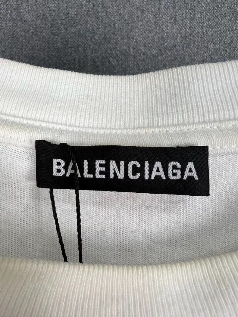 Balenciaga Balenciaga White Short Sleeve T-Shirt - dmc Size US M / EU 48-50 / 2 - 3 Thumbnail