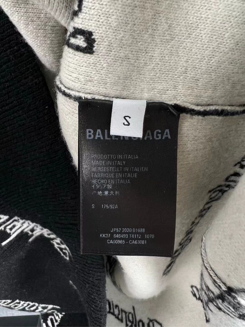 Balenciaga Balenciaga Graphic Knit Sweater Size S - dmc Size US S / EU 44-46 / 1 - 4 Thumbnail