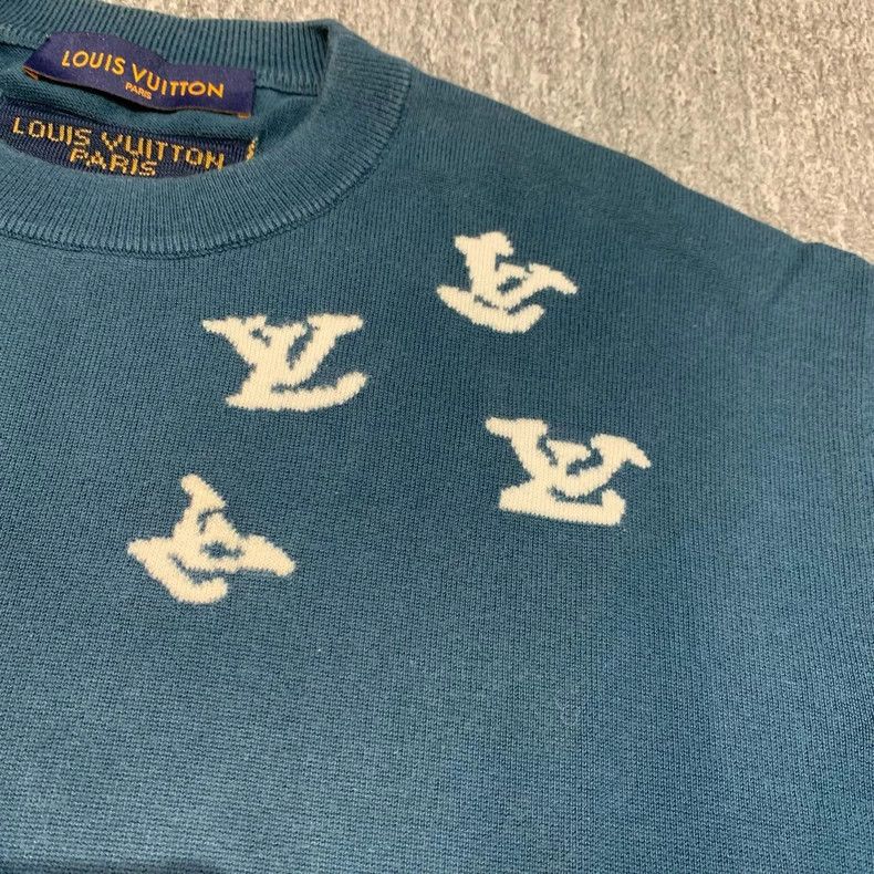Louis Vuitton Lv knit T-shirt - dmc Size US M / EU 48-50 / 2 - 6 Thumbnail