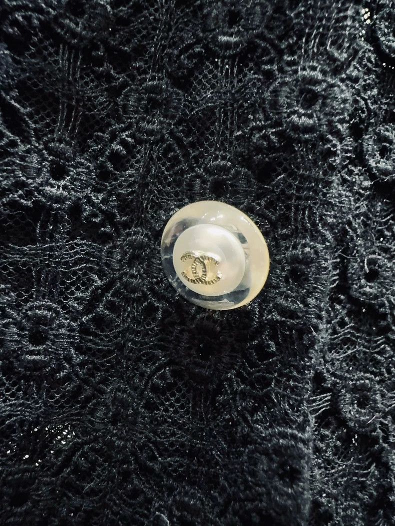 Chanel Chanel Lace Little Black Dress - dmc Size US 36 / EU 52 - 2 Thumbnail