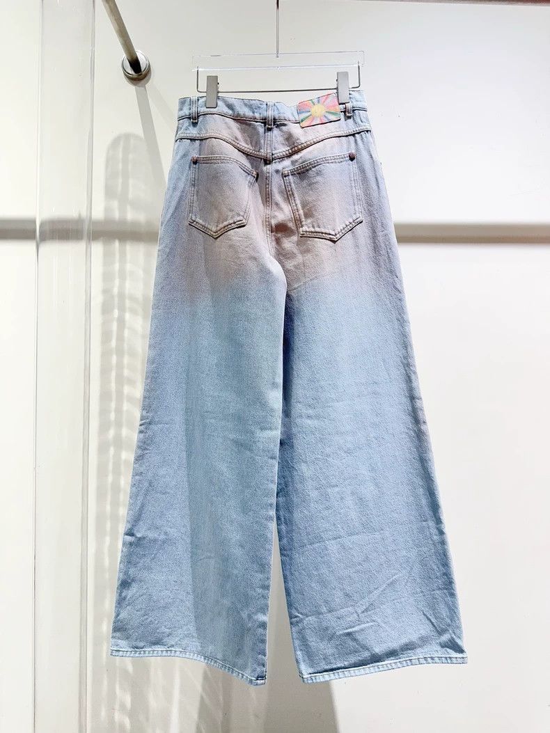 Chanel Chanel Rainbow Gradient Denim Pants - dmc Size US 38 / EU 54 - 3 Thumbnail