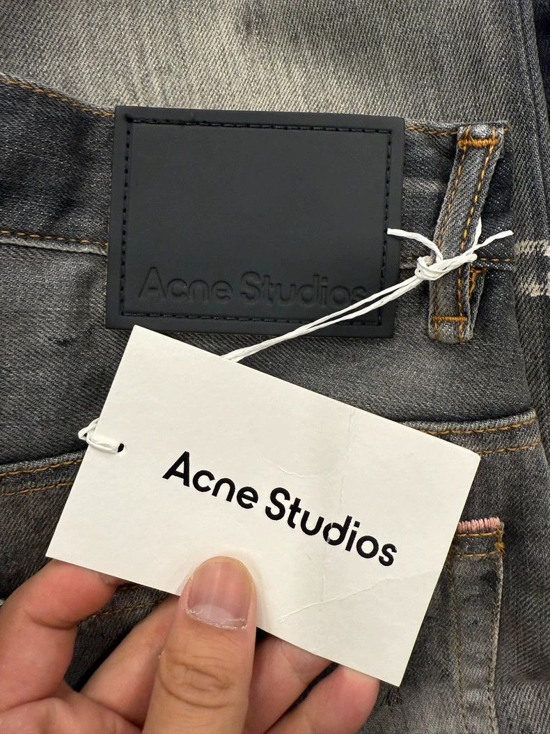 Acne Studios Acne Studios Black Wide-Leg Denim Pants - dmc Size US 33 - 4 Thumbnail