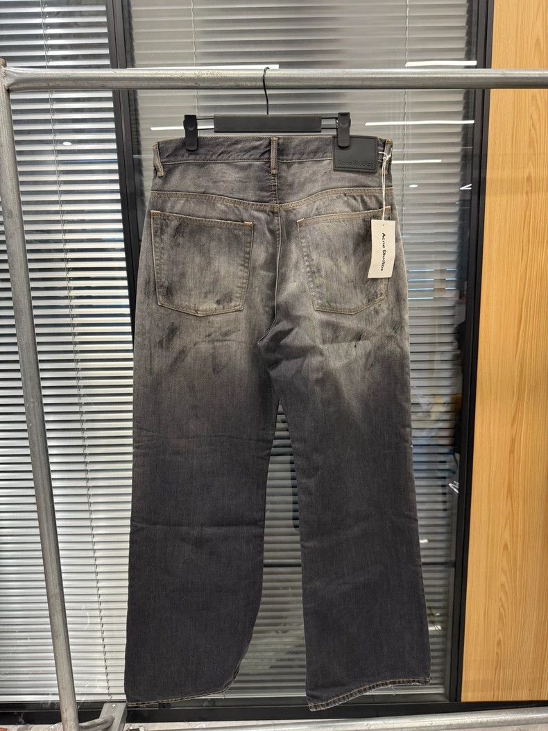 Acne Studios Acne Studios Black Wide-Leg Denim Pants - dmc Size US 33 - 2 Thumbnail