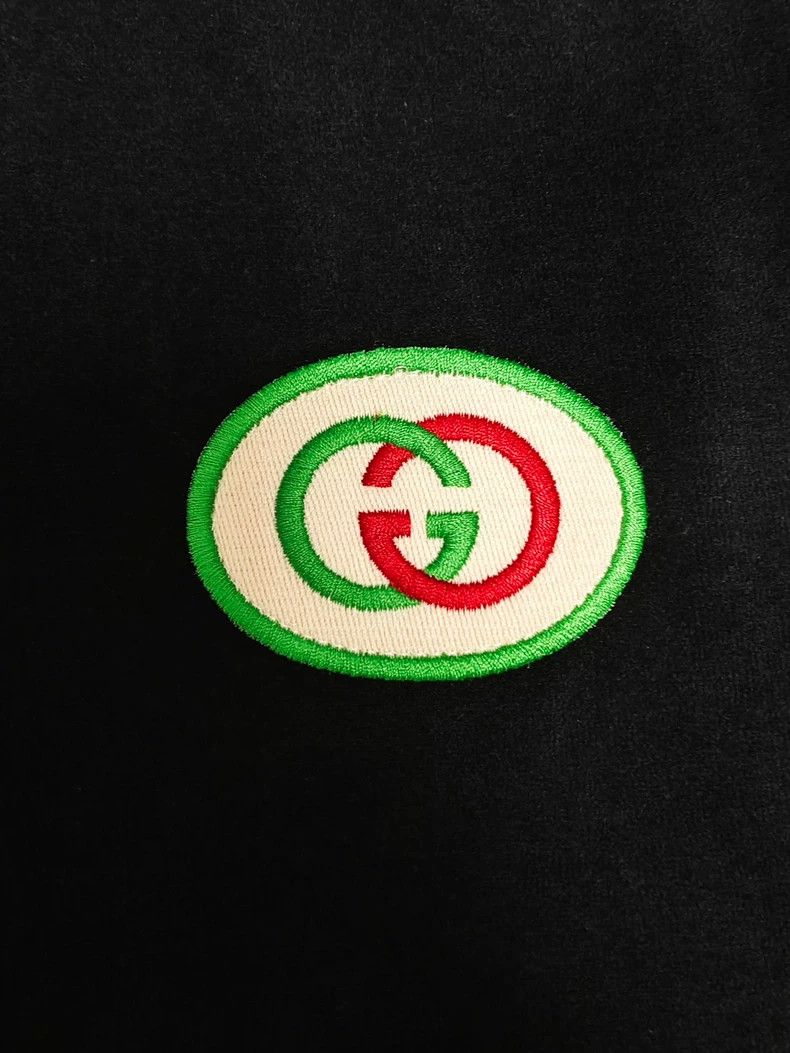 Gucci New Gucci Velvet Logo Hooded Jacket - dmc Size US L / EU 52-54 / 3 - 3 Thumbnail