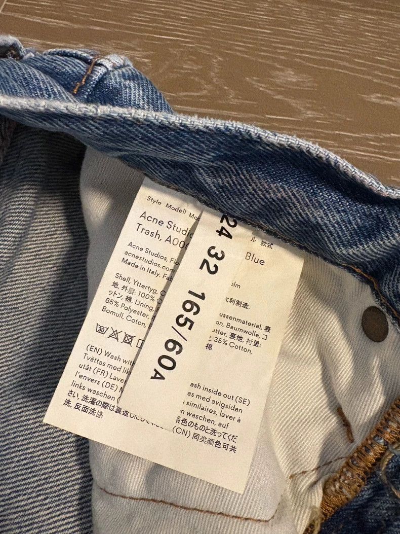 Acne Studios Acne Studios Blue Straight Leg Jeans - dmc Size US 32 / EU 48 - 3 Thumbnail
