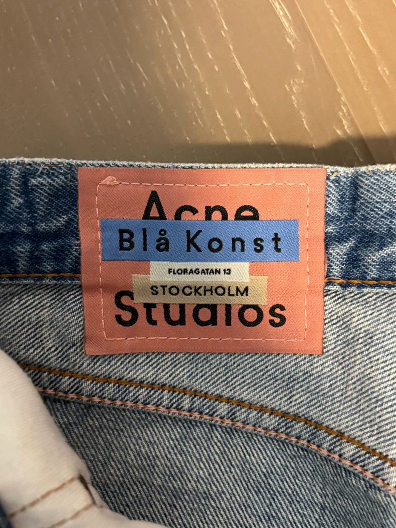 Acne Studios Acne Studios Blue Straight Leg Jeans - dmc Size US 32 / EU 48 - 4 Thumbnail
