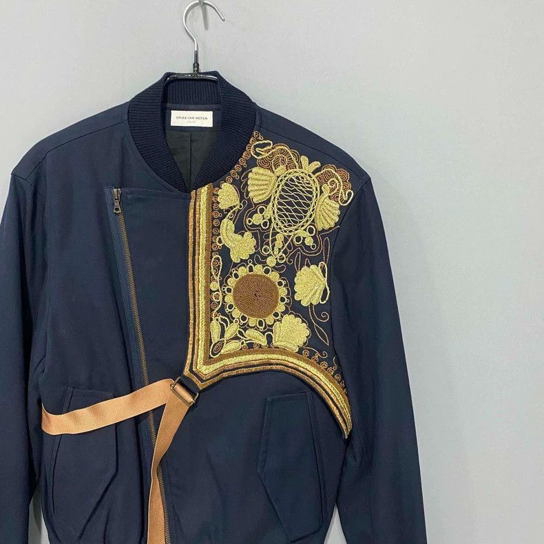 Dries Van Noten Dries Van Noten Harness Bomber Jacket - dmc Size US M / EU 48-50 / 2 - 2 Thumbnail