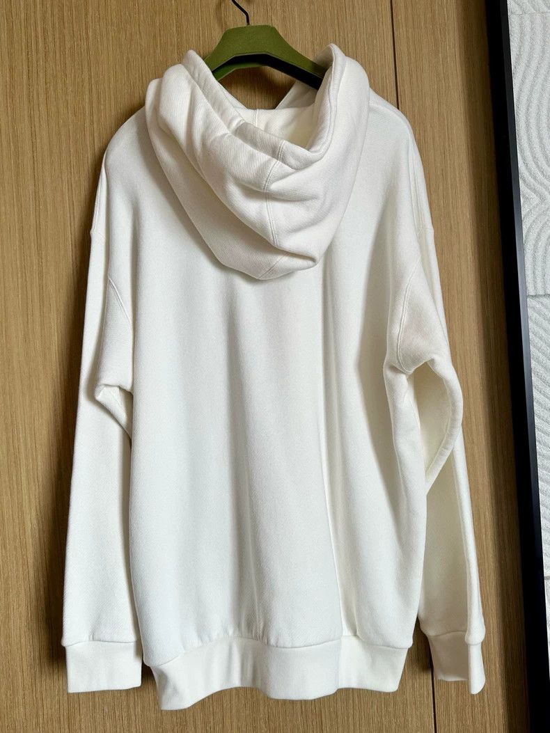 Gucci Gucci White Hooded Sweatshirt for Men - dmc Size US XL / EU 56 / 4 - 2 Thumbnail